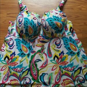 Lane Bryant tankini swim top